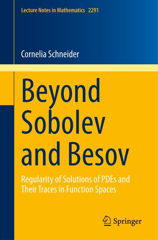 Cover of Beyond Sobolev and Besov, Lecture Notes in Mathematics 2291